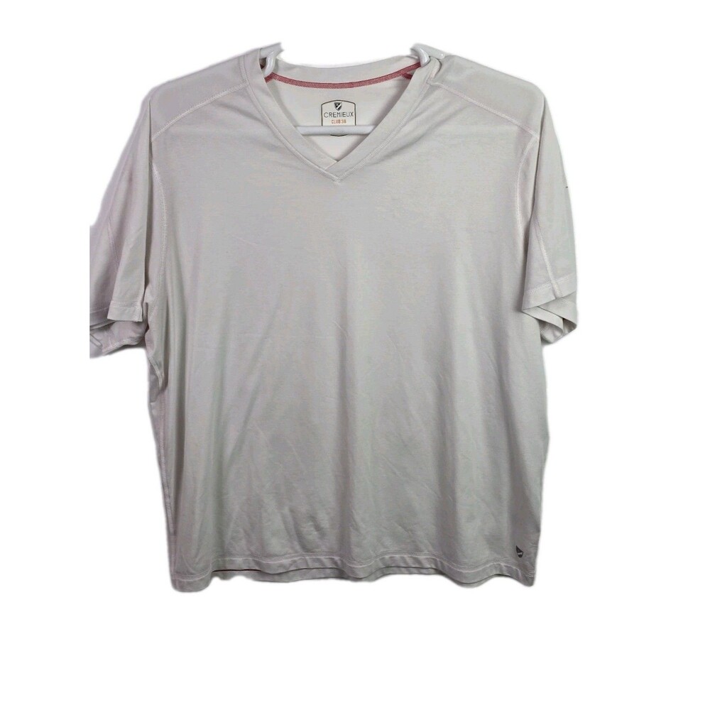 Cremieux Club 38 Performance Men's XL White Short Sleeve Shirt